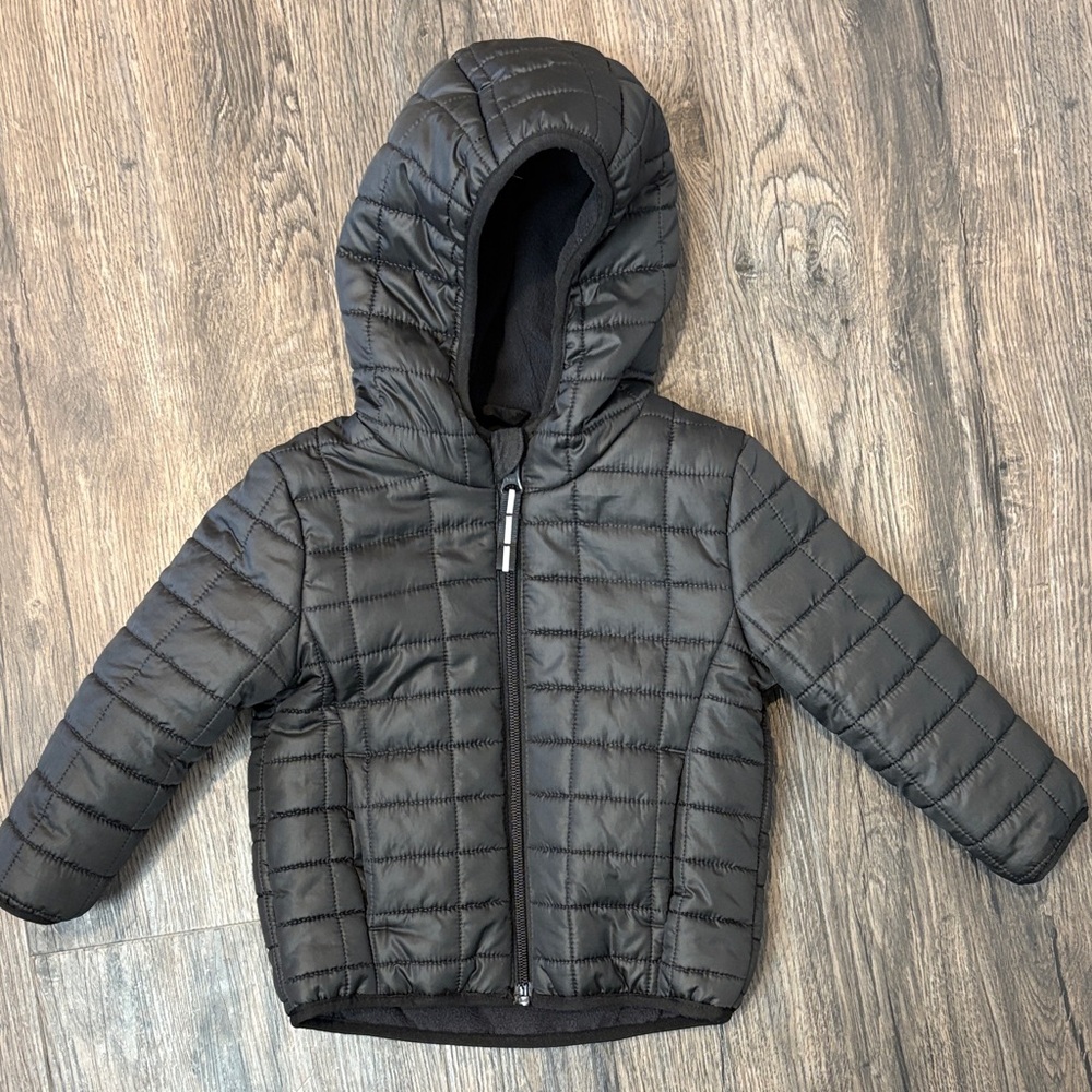 Cat & Jack Black Puffer Coat 18 mo